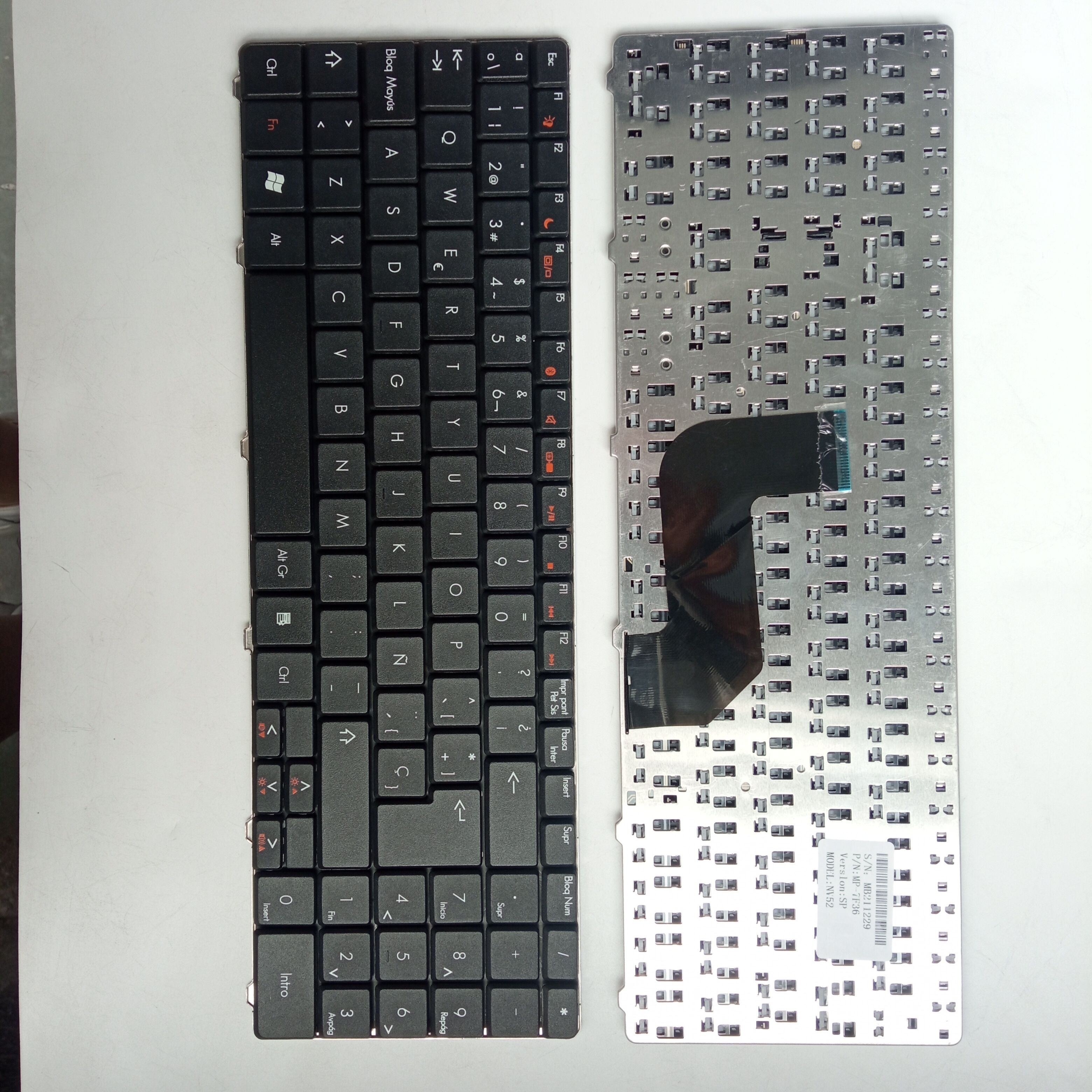 Picture of New Replacement Laptop Keyboard For ACER NV52 BLACK (OEM) SP Layout